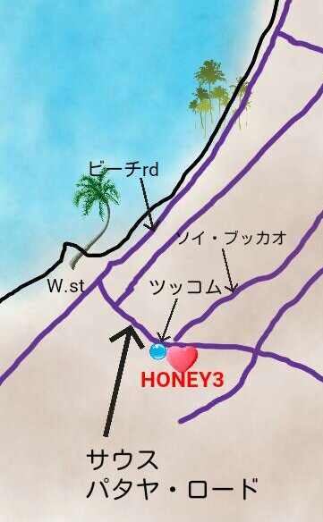 HONEY3の場所kabutotai.net